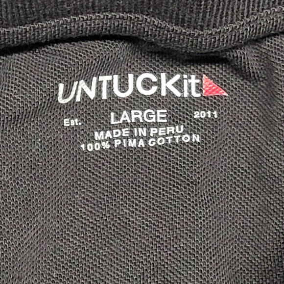 Untuckit polo shirt men's large - Picture 3 of 4